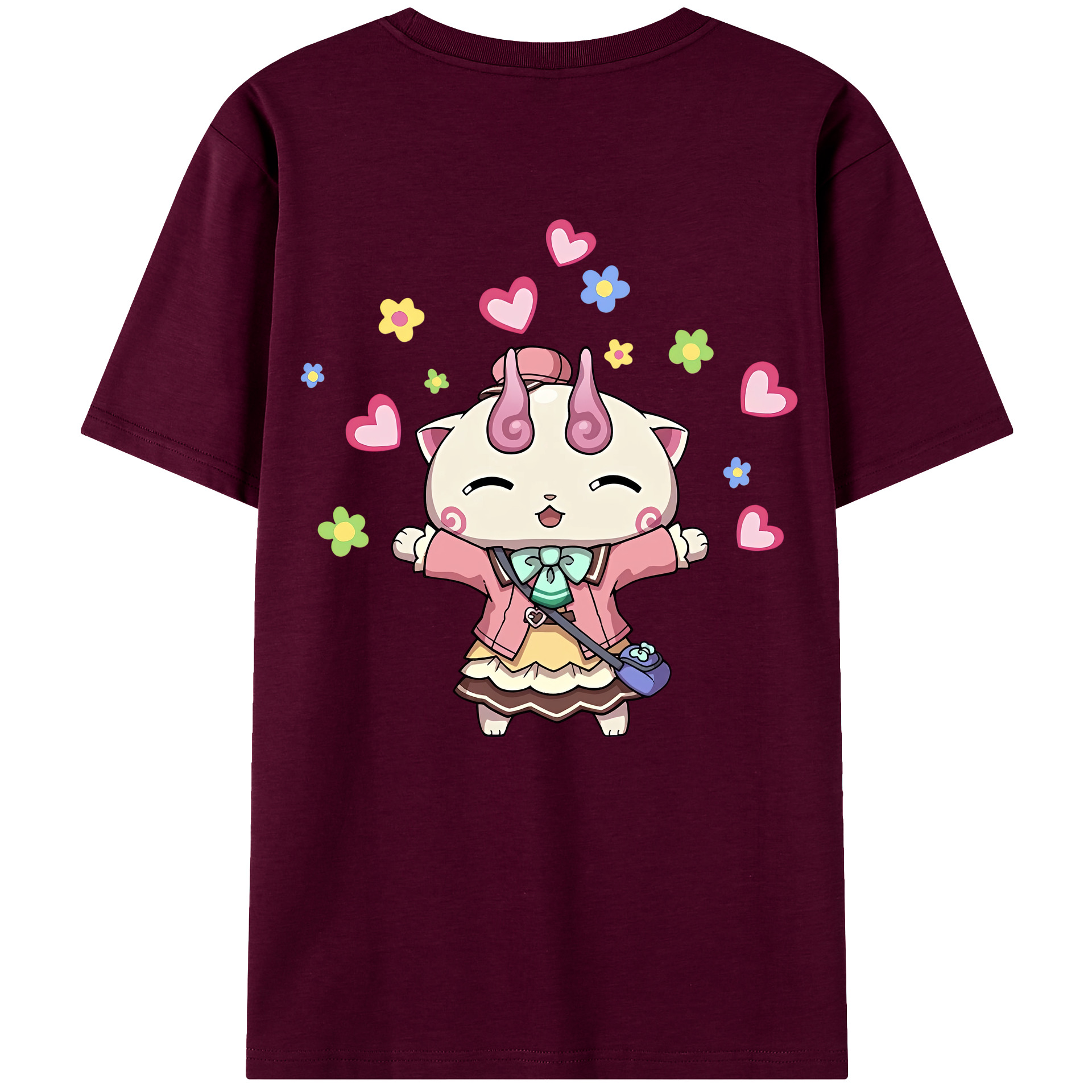 （画像用） 妖怪ウォッチ Yo-kai Watch レディース半袖Tシャツ(バックプリント)